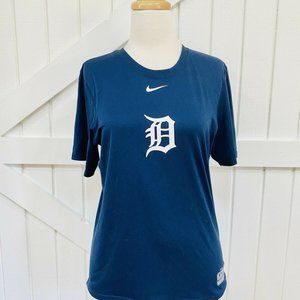 Nike Dri-Fit S Authentic Detroit Tigers Shirt blue